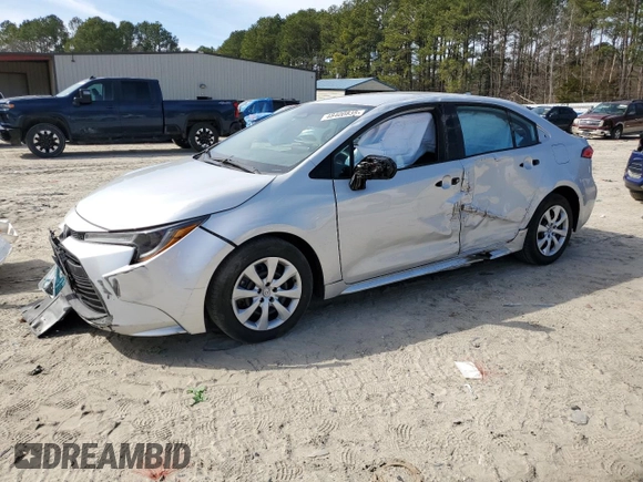 2023 Toyota Corolla LE with VIN 5YFB4MDE0PP001952, listed as a Copart auction lot 48400835 with 52,060 mi miles and Salvage Title. Bid and sale history available at DreamBid. Image 1.