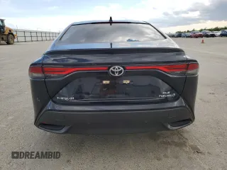 2023 Toyota Mirai XLE with VIN JTDAAAAA2PA007700, listed as a Copart auction lot 50398925 with 21,344 mi miles and Salvage Title. Bid and sale history available at carsss.com. Image 6.