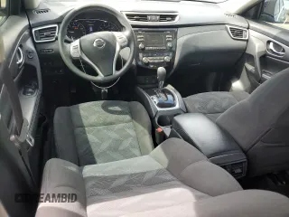 2015 Nissan Rogue SV with VIN KNMAT2MV1FP507924, listed as a Copart auction lot 55219075 with 129,108 mi miles and Salvage Title. Bid and sale history available at carsss.com. Image 8.