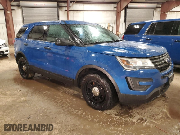 2019 Ford Police Interceptor Utility z VIN 1FM5K8AT6KGB15702, wystawiony jako Copart lot #47269055 z przebiegiem 106 958 mil mil oraz Czysty tytuł • Clean title. Historia ofert i sprzedaży dostępna na DreamBid. Obrazek 4.