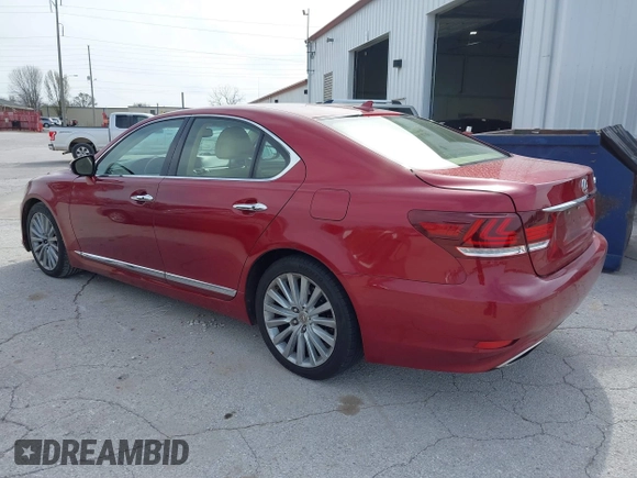 2013 Lexus LS 460 with VIN JTHBL5EF5D5121592, listed as a IAAI auction lot 41821080 with 169,055 mi miles and . Bid and sale history available at DreamBid. Image 3.