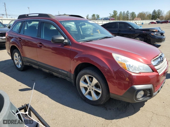 2014 Subaru Outback 2.5i with VIN 4S4BRBACXE3289585, listed as a Copart auction lot 53104595 with 103,242 mi miles and Salvage Title. Bid and sale history available at carsss.com. Image 4.