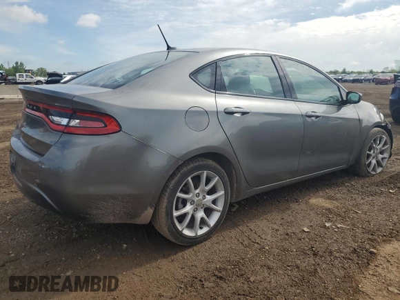 2013 Dodge Dart SXT with VIN 1C3CDFBA1DD701949, listed as a Copart auction lot 58319925 with 135,823 mi miles and Salvage title. Bid and sale history available at DreamBid. Image 3.