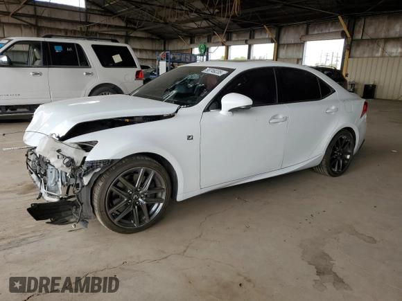 2014 Lexus IS 350 with VIN JTHCE1D27E5000781, listed as a Copart auction lot 58749235 with 133,621 mi miles and Salvage title. Bid and sale history available at DreamBid. Image 1.