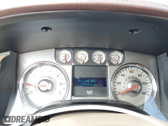 2010 Ford F-150 XL with VIN 1FTFW1EVXAKE36346, listed as a Copart auction lot 52574855 with 187,635 mi miles and Salvage Title. Bid and sale history available at DreamBid. Image 9.