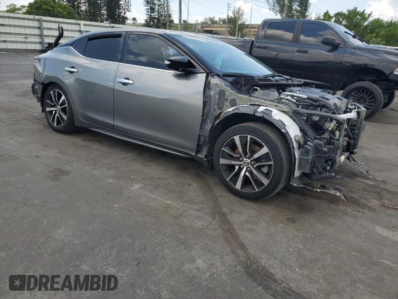 2021 Nissan Maxima SV with VIN 1N4AA6CV6MC509905, listed as a Copart auction lot 57339105 with 64,396 mi miles and Non repairable. Bid and sale history available at DreamBid. Image 4.