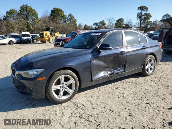 2015 BMW 3 Series 328i xDrive with VIN WBA3B5C50FF963558, listed as a Copart auction lot 46451985 with 51,337 mi miles and Salvage Title. Bid and sale history available at carsss.com. Image 1.