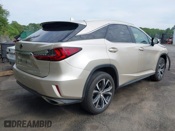 2017 Lexus RX 350 with VIN 2T2ZZMCA6HC070124, listed as a IAAI auction lot 42115968 with 54,038 mi miles and . Bid and sale history available at DreamBid. Image 4.