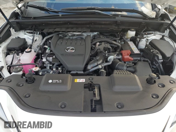 2025 Lexus NX with VIN JTJGGCEZ4S2019366, listed as a Copart auction lot 83571894 with 2,336 mi miles and Salvage Title. Bid and sale history available at carsss.com. Image 12.