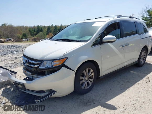 2014 Honda Odyssey EX with VIN 5FNRL5H47EB016885, listed as a IAAI auction lot 42136365 with 100,189 mi miles and . Bid and sale history available at carsss.com. Image 2.