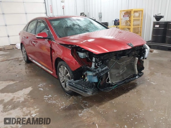 2017 Hyundai Sonata Sport with VIN 5NPE34AF7HH513901, listed as a IAAI auction lot 41556687 with 108,696 mi miles and . Bid and sale history available at DreamBid. Image 1.