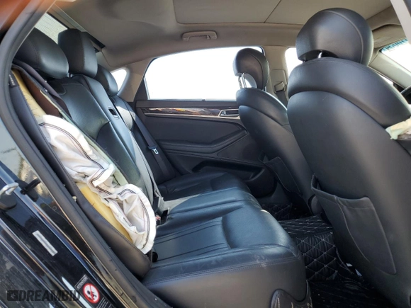 2015 Hyundai Genesis 3.8L with VIN KMHGN4JE8FU033777, listed as a Copart auction lot 79618654 with 0 mi miles and Salvage Title. Bid and sale history available at carsss.com. Image 10.