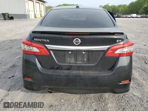 2015 Nissan Sentra SR with VIN 3N1AB7AP5FY338580, listed as a Copart auction lot 54394905 with 125,120 mi miles and Salvage Title. Bid and sale history available at DreamBid. Image 6.