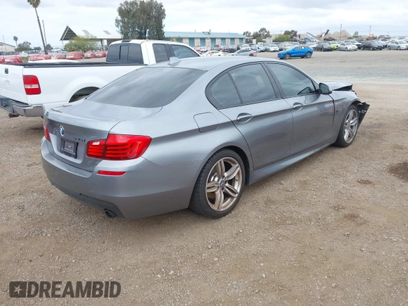 2016 BMW 5 Series 535i with VIN WBA5B1C58GG132970, listed as a IAAI auction lot 42120675 with 82,797 mi miles and . Bid and sale history available at DreamBid. Image 4.