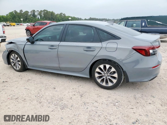 2025 Honda Civic Sport with VIN 2HGFE2F51SH529628, listed as a Copart auction lot 57871165 with Not provided miles and Salvage title. Bid and sale history available at DreamBid. Image 2.