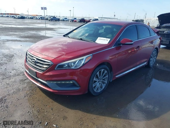 2015 Hyundai Sonata 2.4L Limited with VIN 5NPE34AF9FH190786, listed as a IAAI auction lot 41695870 with 137,178 mi miles. Bid and sale history available at carsss.com. Image 2.
