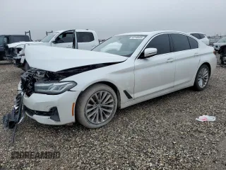 2021 BMW 5 Series 540i with VIN WBA53BJ01MWW93023, listed as a Copart auction lot 43146455 with Not Provided miles and Salvage Title. Bid and sale history available at DreamBid. Image 1.