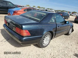 1996 Mercedes-Benz SL-Class with VIN WDBFA67F4TF127743, listed as a Copart auction lot 81627904 with 0 mi miles and Salvage Title. Bid and sale history available at carsss.com. Image 3.