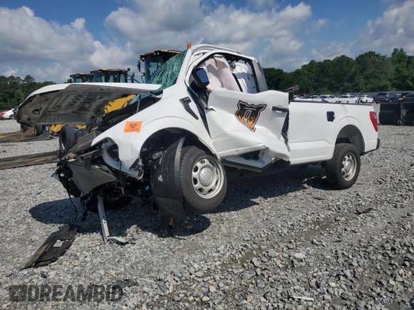 2023 Ford F-150 XL with VIN 1FTMF1CB4PKF11339, listed as a Copart auction lot 57857335 with Not provided miles and Salvage title. Bid and sale history available at DreamBid. Image 1.