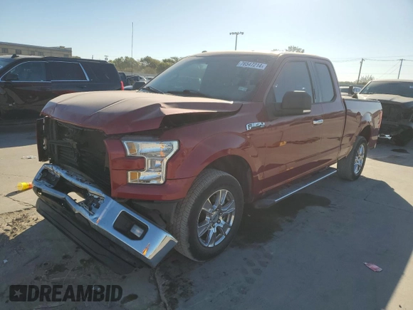 2016 Ford F-150 XL with VIN 1FTEX1CF9GKF10465, listed as a Copart auction lot 76547214 with Not Provided miles and Salvage Title. Bid and sale history available at carsss.com. Image 1.