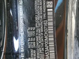 2021 BMW 4 Series 430i z VIN WBA53AP00MCH37163, wystawiony jako Copart lot #54800475 z przebiegiem 62 347 mil mil oraz Szkoda całkowita • Salvage title. Historia ofert i sprzedaży dostępna na DreamBid. Obrazek 12.