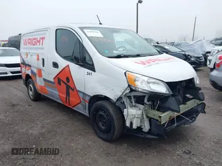 2016 Nissan NV200 S with VIN 3N6CM0KN3GK692300, listed as a IAAI auction lot 41098566 with 128,217 mi miles. Bid and sale history available at carsss.com. Image 1.