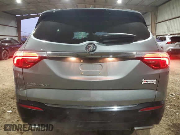 2023 Buick Enclave Essence with VIN 5GAEVAKWXPJ129688, listed as a Copart auction lot 85990464 with 48,478 mi miles and Salvage Title. Bid and sale history available at DreamBid. Image 6.