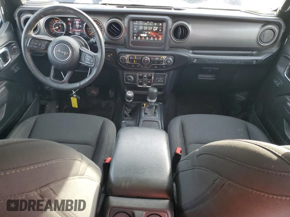2022 Jeep Wrangler Unlimited Willys Sport with VIN 1C4HJXDN0NW207099, listed as a Copart auction lot 43395805 with 55,529 mi miles and Salvage Title. Bid and sale history available at DreamBid. Image 8.