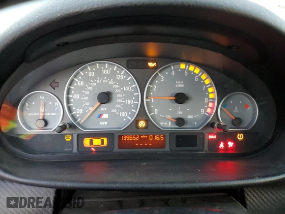 2003 BMW 3 Series M3 with VIN WBSBR93493PK03619, listed as a Copart auction lot 83485744 with 139,652 mi miles and Clean Title. Bid and sale history available at carsss.com. Image 9.