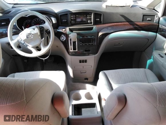 2013 Nissan Quest SV with VIN JN8AE2KP7D9063551, listed as a Copart auction lot 48493155 with 120,689 mi miles and Salvage title. Bid and sale history available at DreamBid. Image 8.