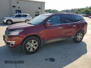 2016 Chevrolet Traverse LT z VIN 1GNKRHKD8GJ273499, wystawiony jako Copart lot #52865955 z przebiegiem 115 106 mil mil oraz Szkody całkowita. Historia ofert i sprzedaży dostępna na DreamBid. Obrazek 1.