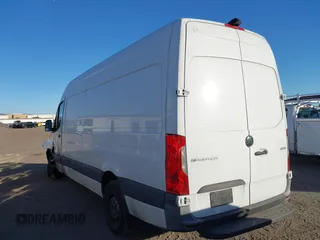 2021 Mercedes-Benz Sprinter Cargo with VIN W1Y4ECHY2MT064412, listed as a IAAI auction lot 41069328 with 88,526 mi miles and . Bid and sale history available at carsss.com. Image 3.