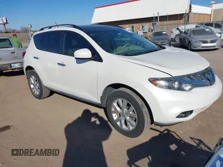 2014 Nissan Murano S with VIN JN8AZ1MW8EW529218, listed as a IAAI auction lot 41397594 with 83,421 mi miles. Bid and sale history available at carsss.com. Image 1.