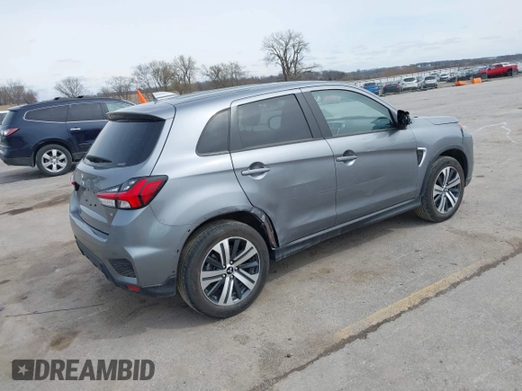 2024 Mitsubishi Outlander Sport S with VIN JA4ARUAU0RU007517, listed as a IAAI auction lot 41945052 with 21,021 mi miles. Bid and sale history available at carsss.com. Image 4.