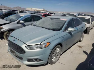 2014 Ford Fusion Energi Titanium with VIN 3FA6P0SU1ER298982, listed as a Copart auction lot 51022845 with 0 mi miles and Salvage Title. Bid and sale history available at carsss.com. Image 1.