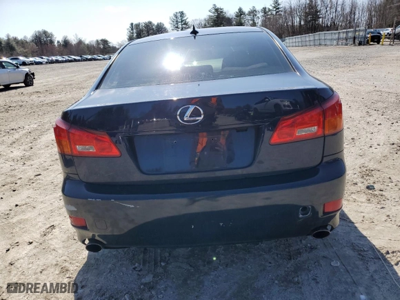2007 Lexus IS 250 with VIN JTHCK262775013142, listed as a Copart auction lot 51446715 with 165,836 mi miles and Clean Title. Bid and sale history available at carsss.com. Image 6.