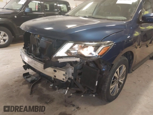 2018 Nissan Pathfinder SL with VIN 5N1DR2MM5JC654942, listed as a IAAI auction lot 41948588 with 86,490 mi miles and . Bid and sale history available at DreamBid. Image 6.