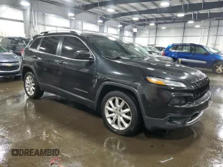 2016 Jeep Cherokee Limited with VIN 1C4PJLDS1GW249858, listed as a Copart auction lot 87513625 with 163,562 mi miles and Salvage Title. Bid and sale history available at carsss.com. Image 4.