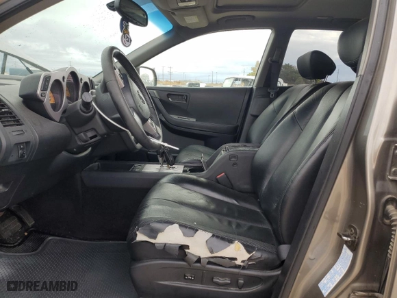 2003 Nissan Murano SL with VIN JN8AZ08W63W228366, listed as a Copart auction lot 76980534 with 185,634 mi miles and Salvage Title. Bid and sale history available at carsss.com. Image 7.