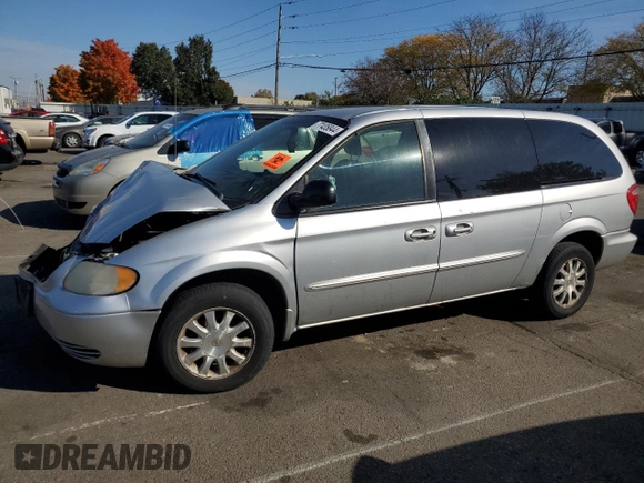 2003 Chrysler Town & Country LX with VIN 2C4GP44L63R154969, listed as a Copart auction lot 77435844 with 122,813 mi miles and Salvage Title. Bid and sale history available at DreamBid. Image 1.
