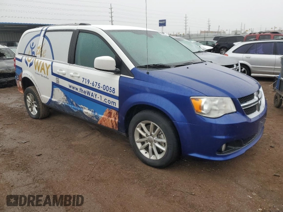2019 Dodge Grand Caravan SXT with VIN 2C7WDGCG9KR698183, listed as a Copart auction lot 42908394 with 115,950 mi miles and Salvage Title. Bid and sale history available at DreamBid. Image 4.