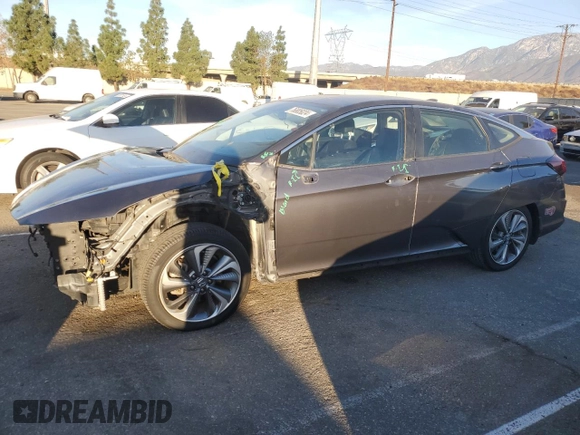 2018 Honda Clarity Plug-In Hybrid with VIN JHMZC5F17JC023849, listed as a Copart auction lot 76805024 with 44,240 mi miles and Salvage Title. Bid and sale history available at carsss.com. Image 1.