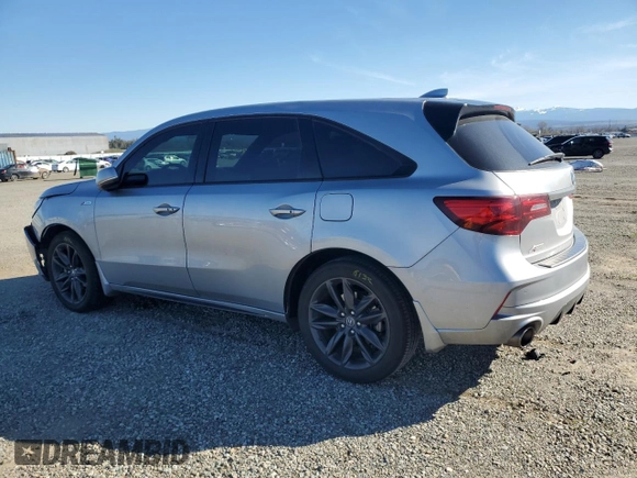 2020 Acura MDX w/Technology/A-Spec Pkg with VIN 5J8YD4H08LL019757, listed as a Copart auction lot 46604285 with 83,982 mi miles and Salvage Title. Bid and sale history available at carsss.com. Image 2.
