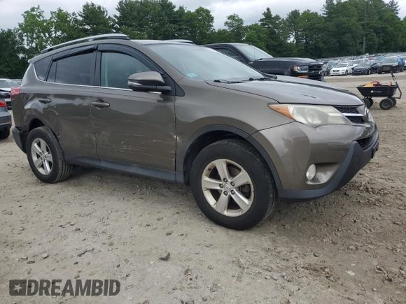 2013 Toyota RAV4 XLE with VIN 2T3RFREVXDW012074, listed as a Copart auction lot 59837935 with 166,167 mi miles and Clean title. Bid and sale history available at DreamBid. Image 4.