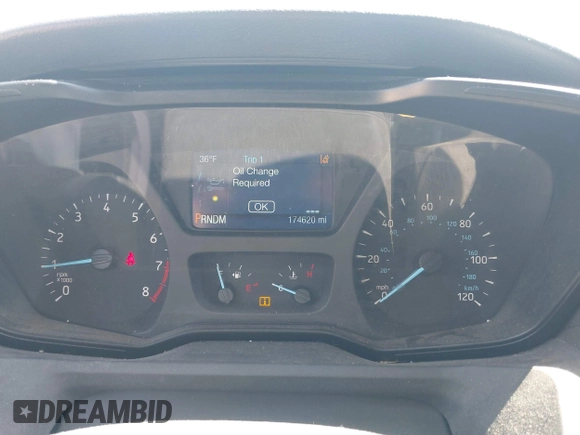 2017 Ford Transit z VIN 1FTBF4XM0HKA58004, wystawiony jako IAAI lot #39278218 z przebiegiem 174 620 mil mil oraz . Historia ofert i sprzedaży dostępna na DreamBid. Obrazek 7.