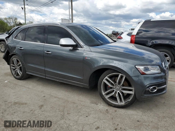 2015 Audi SQ5 Premium Plus with VIN WA1CGAFP3FA056305, listed as a Copart auction lot 50854484 with 0 mi miles. Bid and sale history available at carsss.com. Image 4.