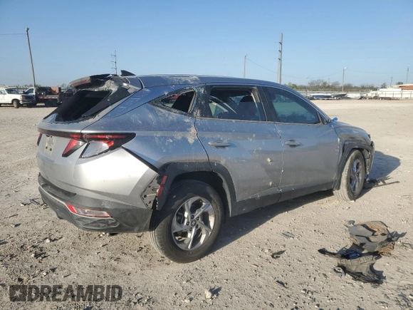 2022 Hyundai Tucson SE with VIN 5NMJA3AE6NH026428, listed as a Copart auction lot 50226075 with 38,372 mi miles and Salvage Title. Bid and sale history available at carsss.com. Image 3.