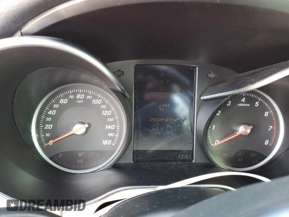 2017 Mercedes-Benz C 300 with VIN WDDWK4JB2HF430767, listed as a Copart auction lot 83460074 with Not Provided miles and Salvage Title. Bid and sale history available at DreamBid. Image 9.