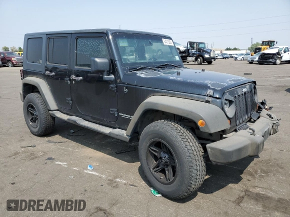 2008 Jeep Wrangler Unlimited X with VIN 1J4GB39118L505846, listed as a Copart auction lot 64015204 with 196,061 mi miles and Salvage Title. Bid and sale history available at DreamBid. Image 4.