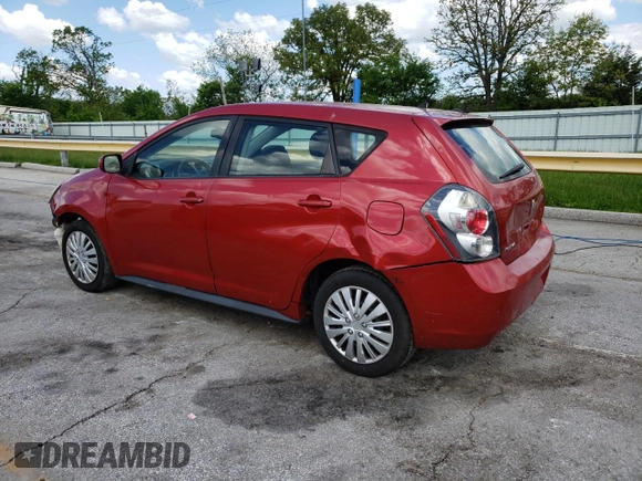 2009 Pontiac Vibe 1SA with VIN 5Y2SP67849Z445255, listed as a Copart auction lot 55554535 with 131,153 mi miles and Salvage title. Bid and sale history available at DreamBid. Image 2.